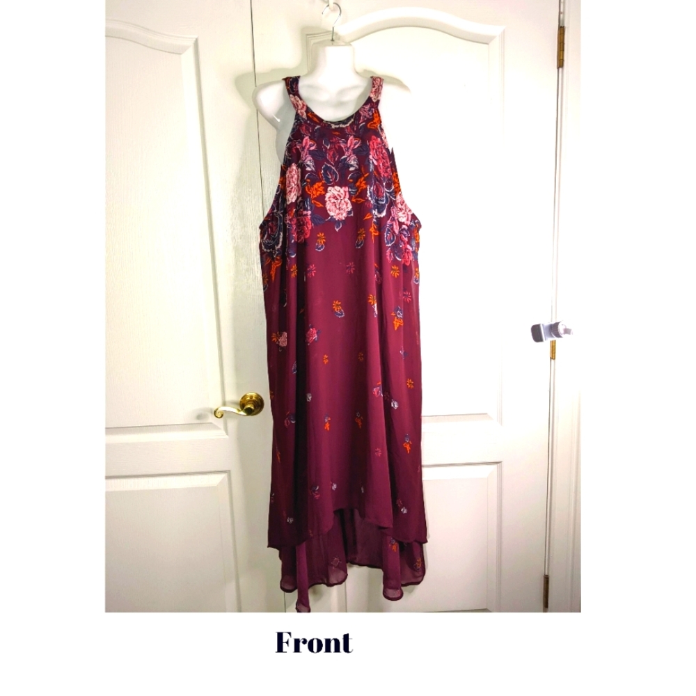 Plus Size Maroon Xhilaration Dress